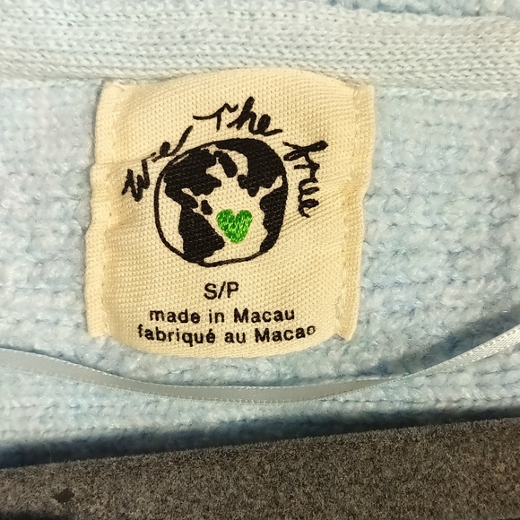 We The Free Soul Surfer Sky Blue Textured Mock Neck Women's Sweater S - Picture 7 of 10